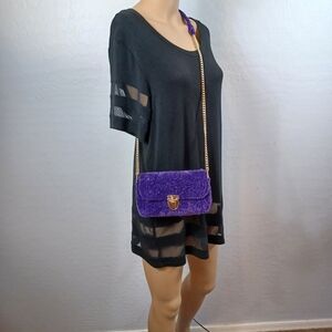 Handmade Bargello Mini Shoulder Bag Size OS Handmade